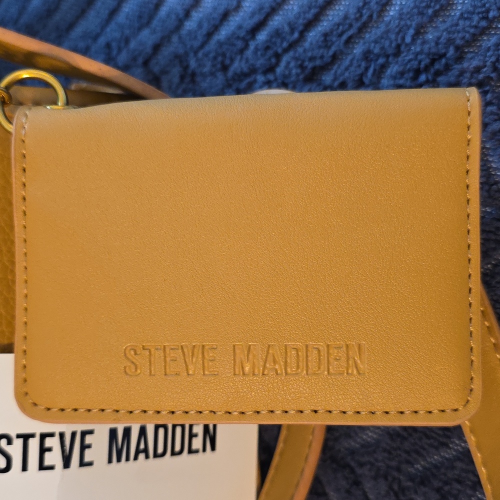 Steve Madden Tan Leather Satchel - Picture 2 of 10